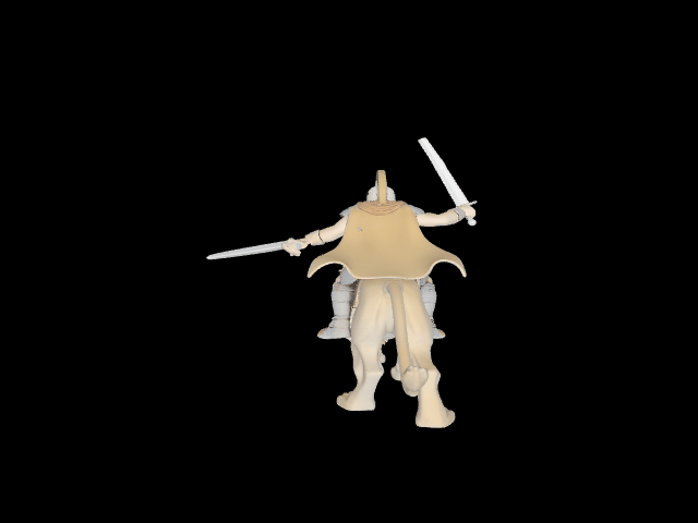 warrior animation