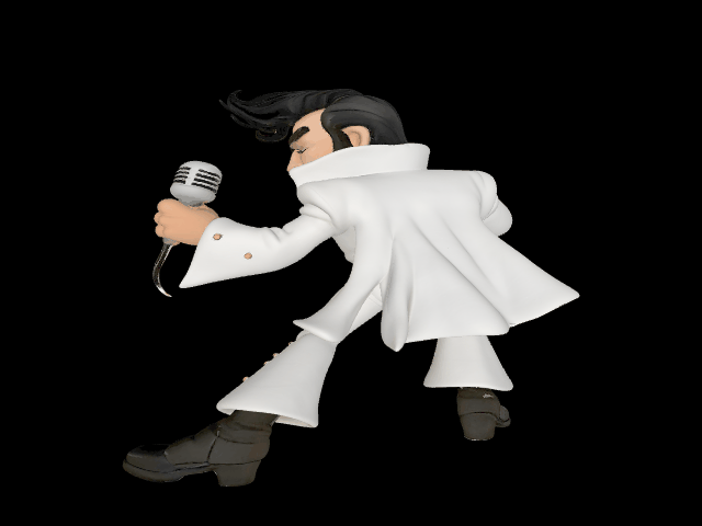 elvis animation