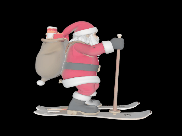 santa animation